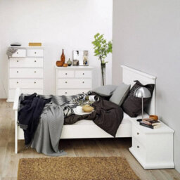 Parisfrench Country Style Tall Chest Of Drawers In White - thumbnail 3