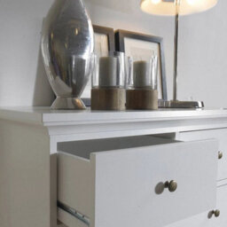 Parisfrench Country Style Tall Chest Of Drawers In White - thumbnail 5