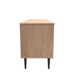 Fuji 2 Drawer 2 Door Wide Sideboard In Nebraska Oak (Ready Assembled) - thumbnail 2