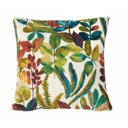 2 X Tonga Summer Scatter Cushions - Square Filled Pillows For Home Garden Sofa, Chair, Bench, Seating Furniture - 43 X 43Cm - thumbnail 1