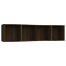 Berkfield Book Cabinet/tv Cabinet Brown Oak 143X30X36Cm Engineered Wood - thumbnail 2