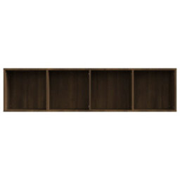 Berkfield Book Cabinet/tv Cabinet Brown Oak 143X30X36Cm Engineered Wood - thumbnail 6