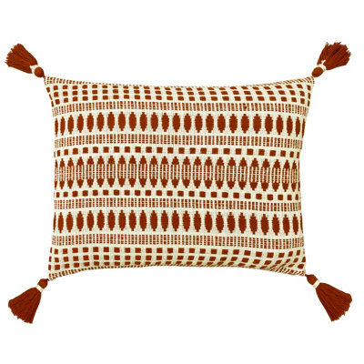 The Linen Yard Yard Ganado Woven Tasselled Polyester Filled Cushion - image 1