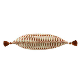 The Linen Yard Yard Ganado Woven Tasselled Polyester Filled Cushion - thumbnail 2