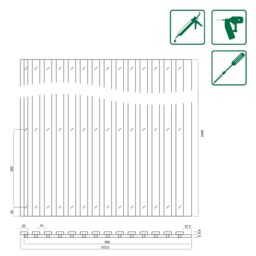 Fn Acustico Oak Veneer Acoustic Panel (L)2400mm (W)572.5mm - thumbnail 6