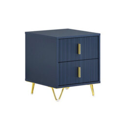 Sobuy Fbt115-B, Bedside Table,bedside Cabinet ,nightstand With 2 Drawers,side Table For Bedroom Living Room,blue - thumbnail 1