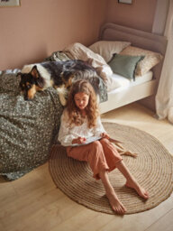 Arte Harmony 08 Bed Frame In Cashmere & Truffle - Eu Single 900mm X 2000mm - Elegant & Durable Sleep Foundation - thumbnail 4