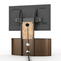 "AVF Affinity Buckingham 1M Oval Tv Stand, For Tvs 32-65"" - Walnut" - thumbnail 7