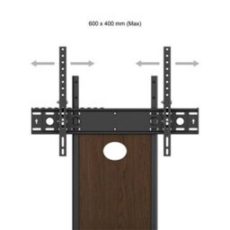 "AVF Affinity Buckingham 1M Oval Tv Stand, For Tvs 32-65"" - Walnut" - thumbnail 5