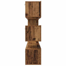 Berkfield Modern Tv Cabinet Set 6 Pcs Old Wood 30.5 X 30 X 90 Cm Engineered Wood - thumbnail 9
