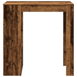 Berkfield Bar Table With Racks Old Wood 102X50X103.5 Cm Engineered Wood - thumbnail 4