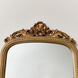Melody Maison Large Tall Arch Antique Gold Ornate Mirror - 150Cm X 60Cm - thumbnail 5