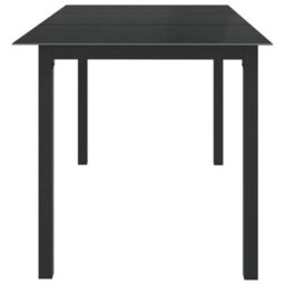 Berkfield 7 Piece Garden Dining Set Aluminium Anthracite - thumbnail 4