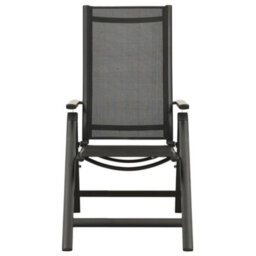 Berkfield 7 Piece Garden Dining Set Aluminium Anthracite - thumbnail 8