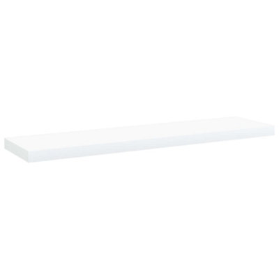 Berkfield Compact Bookshelf Boards 4 Pcs White 40X10X1.5 Cm Engineered Wood