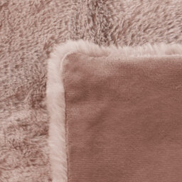 Beliani Blanket Chaab 150 X 200 Cm Pink - thumbnail 5