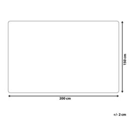 Beliani Blanket Chaab 150 X 200 Cm Pink - thumbnail 3