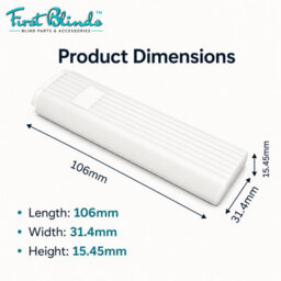 First Blind 2 Pack Vertical Blind Cord Weight White Blind Cord Tension Weight Replacement Vertical Blind Spare Parts Blind Accessories - thumbnail 2
