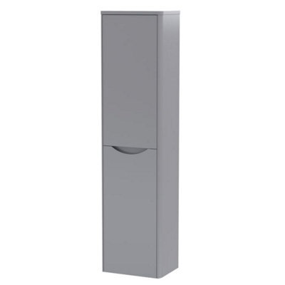 Dezine Thames 350mm Satin Grey Tall Storage Unit - image 1