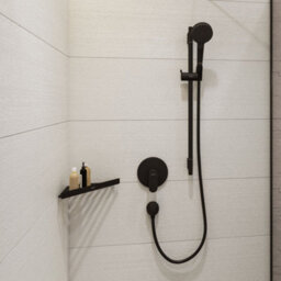 Hansgrohe Addstoris Wall Mounted Corner Basket, Gold Matt Finish, Metal, 305mm - thumbnail 3
