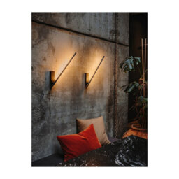 Luminosa Lighting Luminosa Tubs Integrated Led Wall Lamp Black 8.4W 2700K On-Off - thumbnail 2