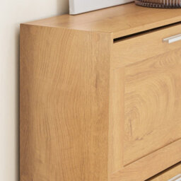Sobuy Fsr137-N, Shoe Cabinet Shoe Rack Shoe Storage Cupboard Organizer Unit, Wood Veneer,w59.5Xd23Xh79.5 - thumbnail 9