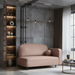 Solo Sofa Bed With Sleeping Function And Bedding Storage Foam Wavy Springs Wooden Metal Legs 162X93X97 Cm Beige Right - thumbnail 2