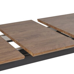 Beliani Extending Dining Table California Dark Brown 160/200 Cm 90 Cm - thumbnail 7