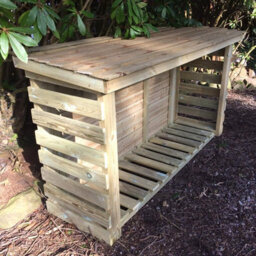 Churnet Valley Garden Furniture Ltd Heavy Duty Logstore 4X6 (Height Ft X Width Ft) - thumbnail 2