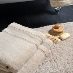 Allure Bath Fashions Luxury Zero Twist Egyptian Cotton Bath Sheet - Stone - thumbnail 3