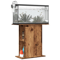 Walplus Old Wood Aquarium Stand 36X75X72.5 Cm Engineered Wood - Fish Tank Cabinet - thumbnail 3
