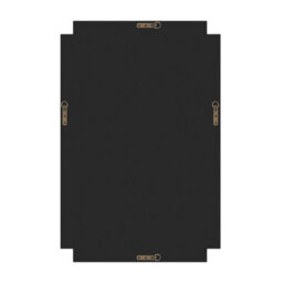 Furniturebox Uk Opaline Grey Deco Style Rectangle Wall Mirror - thumbnail 8