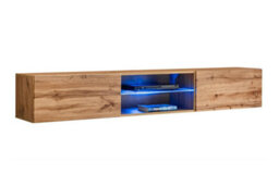 Arte Switch Rtv3 Oak Wotan Tv Cabinet 180Cm - Warm Natural Design With Smart Organised Storage