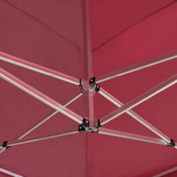 Walplus Professional Folding Party Tent Garden Gazebo Canopy Aluminium 6X3 M Wine Red - thumbnail 5