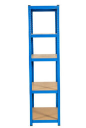 Rhino Racking 2 Bays - 180 X 90 X 45Cm - Blue - 5 Tier Boltless Heavy Duty Garage Shelving Unit - 1000Kg Load Weight - thumbnail 2
