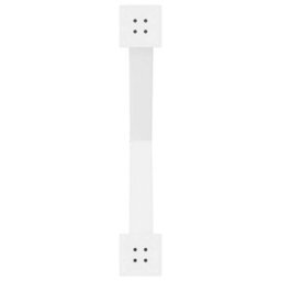 Berkfield Dining Table Legs X-Shaped 3 Pcs White 90X(72-73) Cm Steel - thumbnail 7