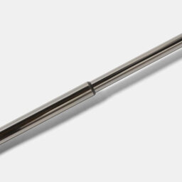 Ohs Crystal Ball Finial Metallic Silver 16mm Curtain Pole Extendable Rod 120-220Cm - Gunmetal - thumbnail 3