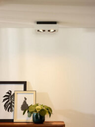 Lucide Xirax Modern Ceiling Spotlight - Led Dim To Warm - Gu10 - 2X5W 2200K/3000K - White - thumbnail 4