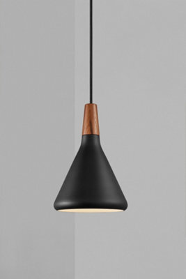 Nordlux Dftp Nori 18 Indoor Dining Living Kitchen Hallway Pendant In Black (Diam) 18Cm - image 1