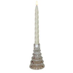 Large Christmas Tree Candle Holder - Winter Ice - thumbnail 1