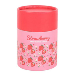 Something Different Strawberry Scented Candle Pink (One Size) - thumbnail 3