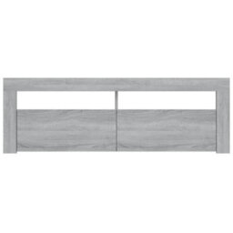 Berkfield Tv Cabinet With Led Lights Grey Sonoma 120X35X40 Cm - thumbnail 5