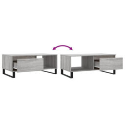 Berkfield Coffee Table Grey Sonoma 90X50X36.5 Cm Engineered Wood - thumbnail 9