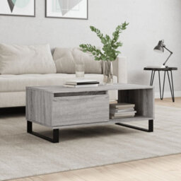 Berkfield Coffee Table Grey Sonoma 90X50X36.5 Cm Engineered Wood - thumbnail 1