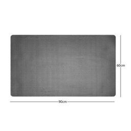 Nicoman Reversible Dual-Colour Grey/brown Pvc Anti Slip Shower Mat Bath Mat - Rectangular 90X60 Cm - thumbnail 3
