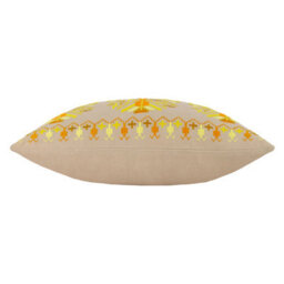 Furn. Kalina Embroidered 100% Cotton Polyester Filled Cushion - thumbnail 3