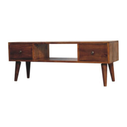 Artisan Furniture 2 Drawers Classic Chestnut Coffee Table - thumbnail 2