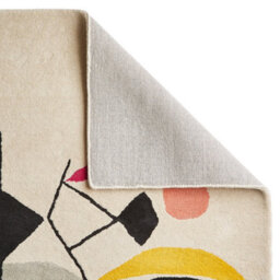 Beige Luxurious Modern Wool Abstract Rug For Bedroom & Living Room-120Cm X 170Cm - thumbnail 8