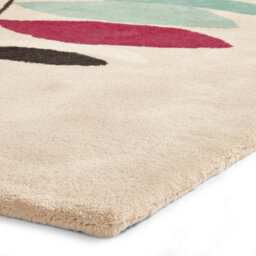 Beige Luxurious Modern Wool Abstract Rug For Bedroom & Living Room-120Cm X 170Cm - thumbnail 5