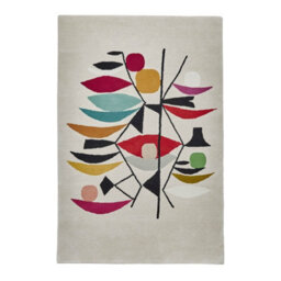 Beige Luxurious Modern Wool Abstract Rug For Bedroom & Living Room-120Cm X 170Cm - thumbnail 4